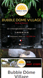 Mobile Screenshot of bubbledomevillage.com